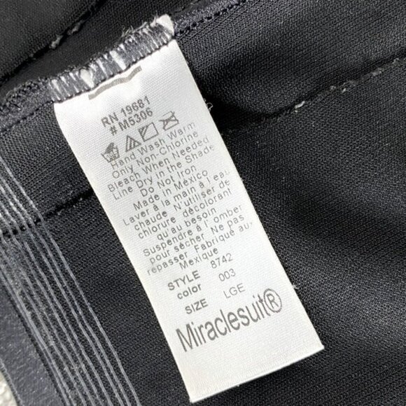 Miraclesuit Black Extra Firm Control Inches Off Waist Trainer L - Picture 3 of 16